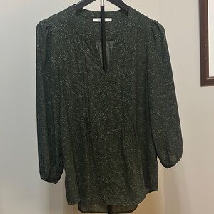 Fun 2 Fun Dark Green Blouse